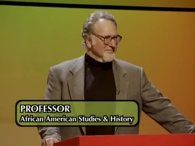 Clip of quote: African American studies and history