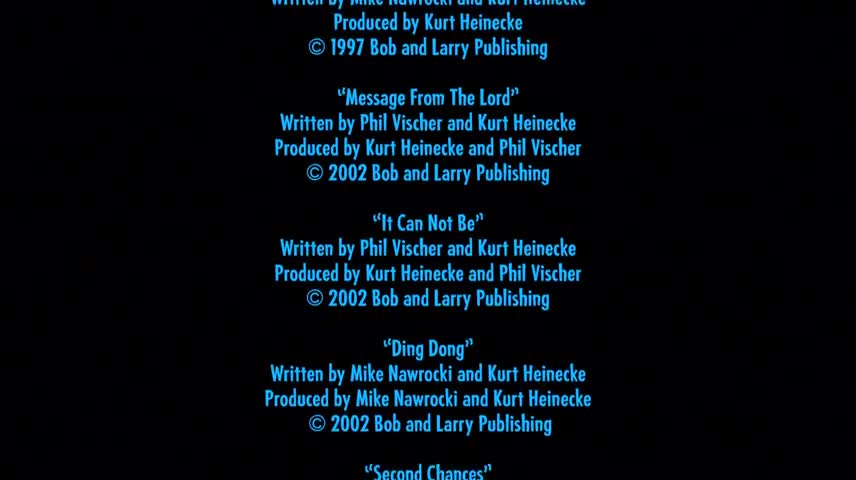 Clip of quote: There should be a rule that the song under the credits