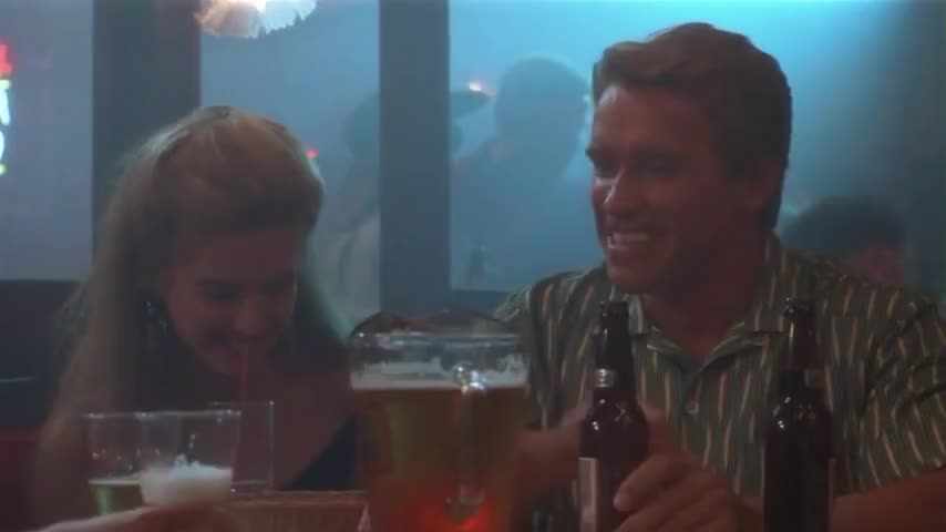 Clip of quote: Excuse me, I have to check if my back teeth are floating.
