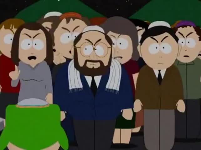 Clip of quote: Nonono! Don't become an angry mob! The last time we did that we killed Jesus!