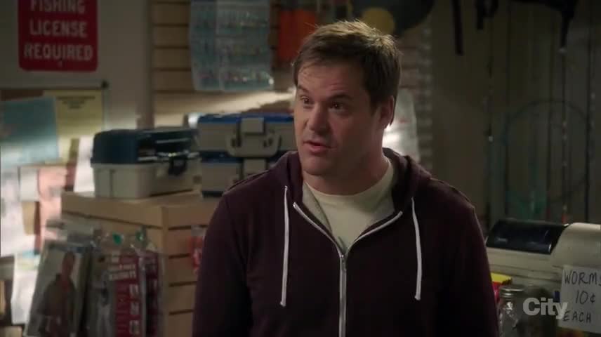 Clip of quote: - Right. - I was trying to cheer you up