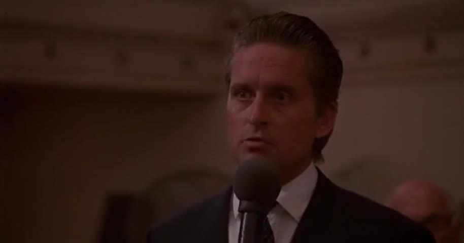Clip of quote: Robert De Niro As Producer/Wall Street (1987):