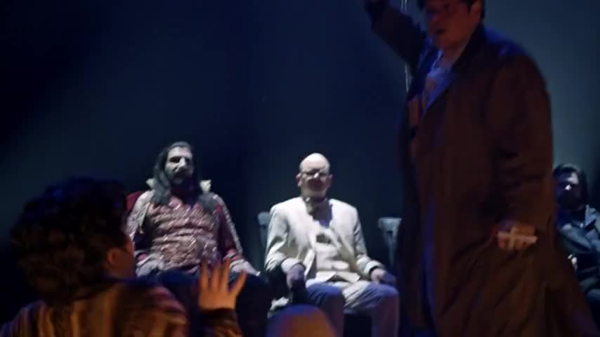 Clip of quote: No, it's too weird. No, just-- Go, go, get up.