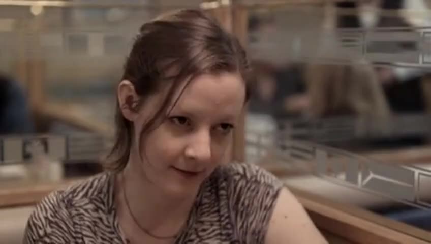 Clip of quote: ...and you walked in, and I said to Curtis, "Oh, my God, that's him."