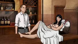 Clip of quote: She's naked! And that baby's naked too!