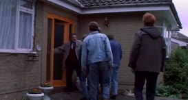 Clip of quote: Come on. Get in quick, and wipe your boots.