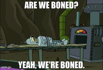 YARN | Are we boned? Yeah, we're boned. | Futurama (1999) - S02E04 | Video  gifs by quotes | c0a37ed1 | 紗