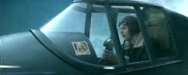 Clip of quote: Morehouse to squadron leader, I'm taking enemy fire.