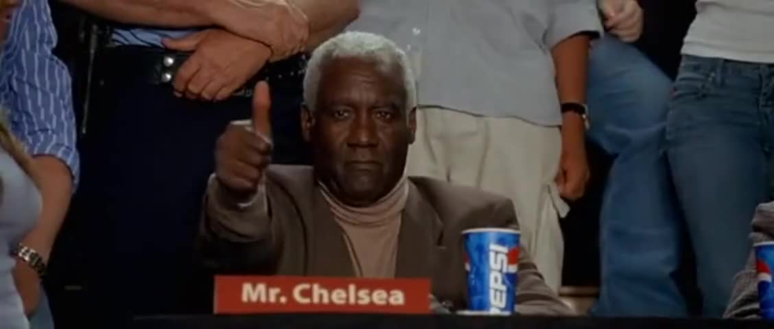 Clip of quote: - There's a thumbs-up. Good news for Joe's. - Please.