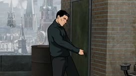 Clip of quote: SOLDIER: Come on. He's on the roof.
