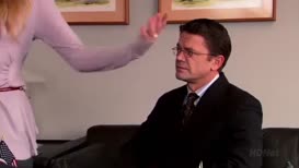 Clip of quote: - I open up to you, and you run and tell Mommy! - Excuse me.