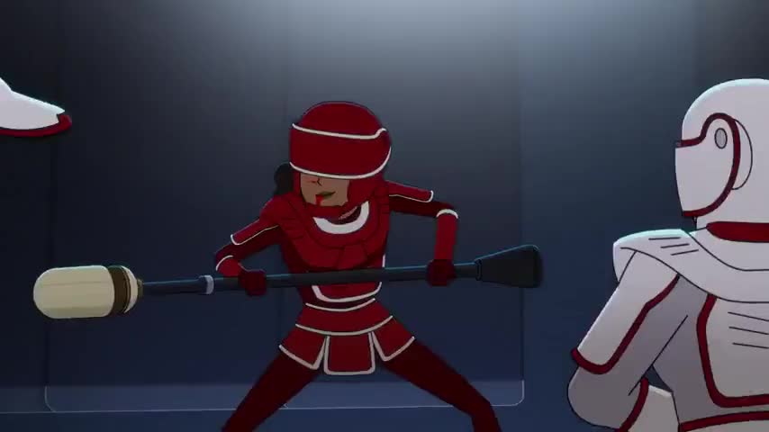 Clip of quote: [both crying out]