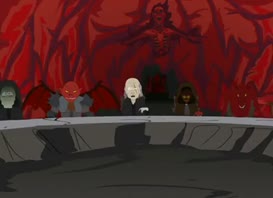Clip of quote: What do you plan, Lord Satan?