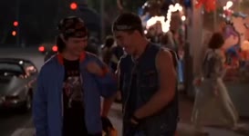 Clip of quote: No curfew's gonna keep us down.