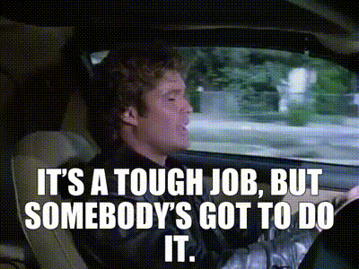 YARN | It's a tough job, but somebody's got to do it. | Knight Rider (1982) - S02E12 Silent Knight | Video gifs by quotes | cad8c9da | 紗