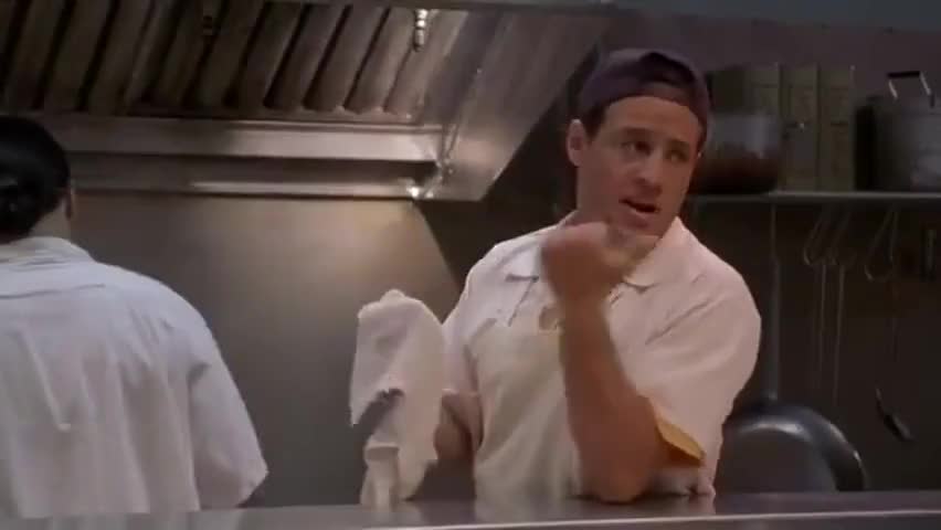 Clip of quote: -Dad checked it. -It'd better be fresh.