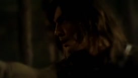 Clip of quote: This way. There's more blood over there.