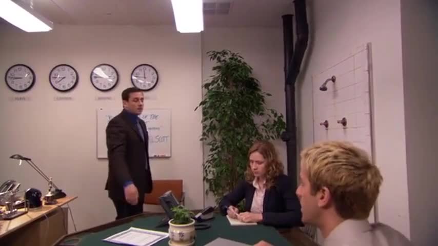 Clip of quote: MAN: Like a blue shirt. I don't wear a lot of colors.
