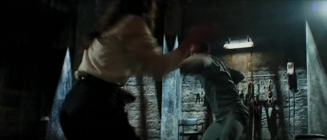 Clip of quote: [both grunting]