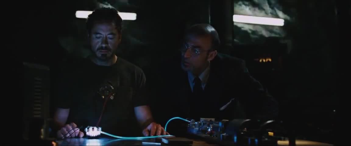 Clip of quote: That's because it's a miniaturized arc reactor.
