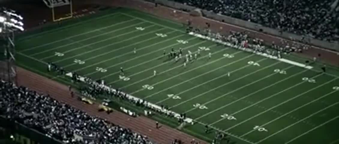 Clip of quote: lining up behind quarterback Mike Winchell