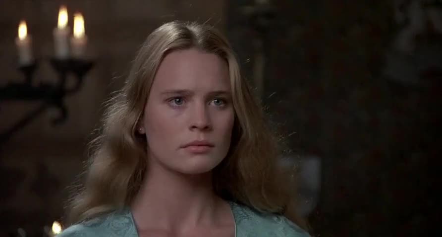 Clip of quote: If Westley wants you, bless you both.