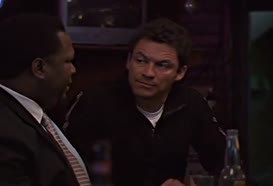 Clip of quote: Take that skirt off and have a drink, for chrissakes.