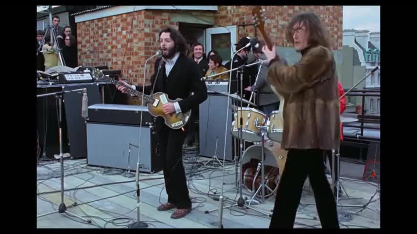 Clip of quote: ♪ Get back, get back ♪