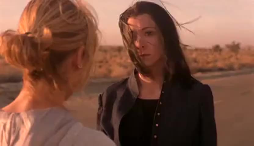Clip of quote: She's dead. Now he's dead too.