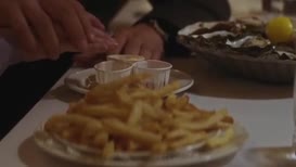 Clip of quote: mustard at four o'clock, mayo at eight o'clock.