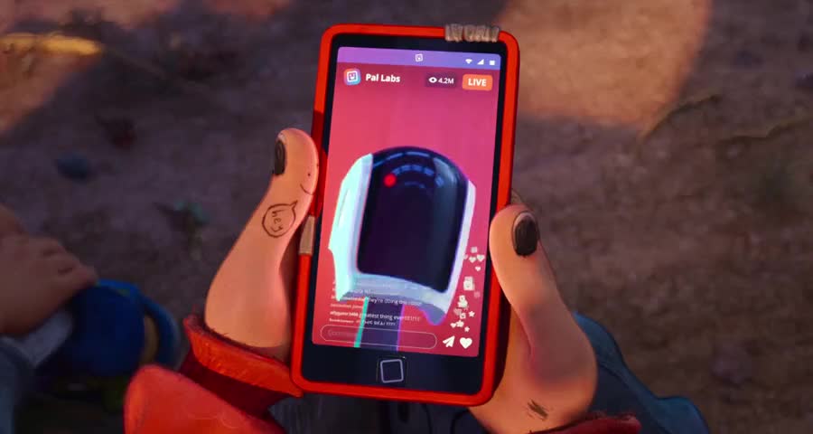 Clip of quote: [Katie] Oh!