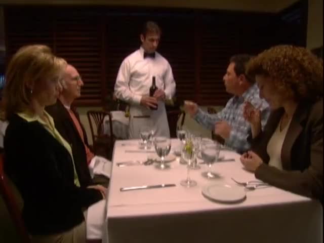 Clip of quote: The cork is dry. We need to send this back.