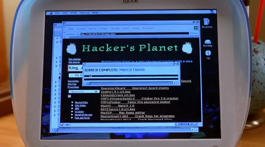 Clip of quote: I found a site. "King, Jimmy."