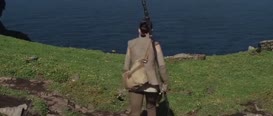 Clip of quote: REY: Master Skywalker?
