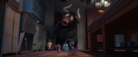 Clip of quote: He's coming down, he's coming down!