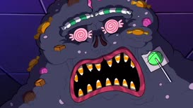 Clip of quote: About the candy at the bottom of the bag