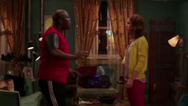 Clip of quote: One of us has to put food on my Barbie-themed TV trays.