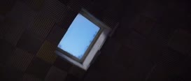 Clip of quote: But then I zoomed down from heaven through skylight into room