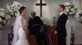 Clip of quote: We're not doing wedding at bernie's!