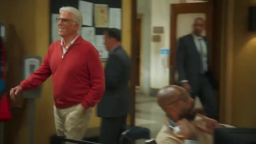 Clip of quote: - What are you doing striding in?
