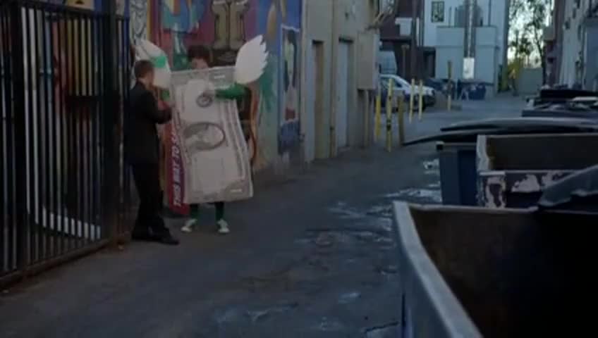 Clip of quote: You can't just stand there, you have to spin the arrow.