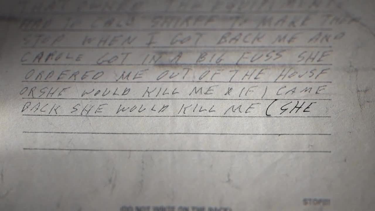 Clip of quote: She has a .45 revolver and she took my .357 and hid it."