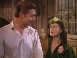 Clip of quote: - Mortgage on Tara. - What would I do with a farm?