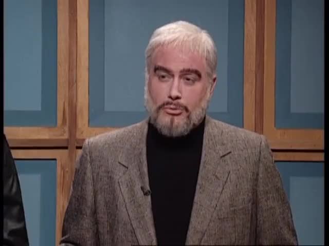 Clip of quote: What with your dago moustache and your greasy hair