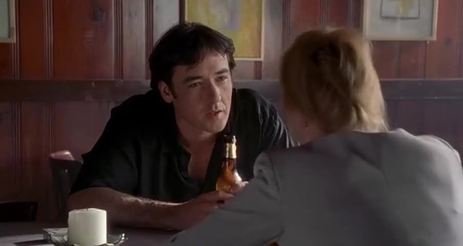 Clip of quote: - About what? - This stuff.