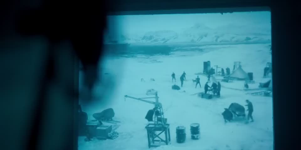 Clip of quote: [Elizabeth] "Now, some things about huskies that you never knew.