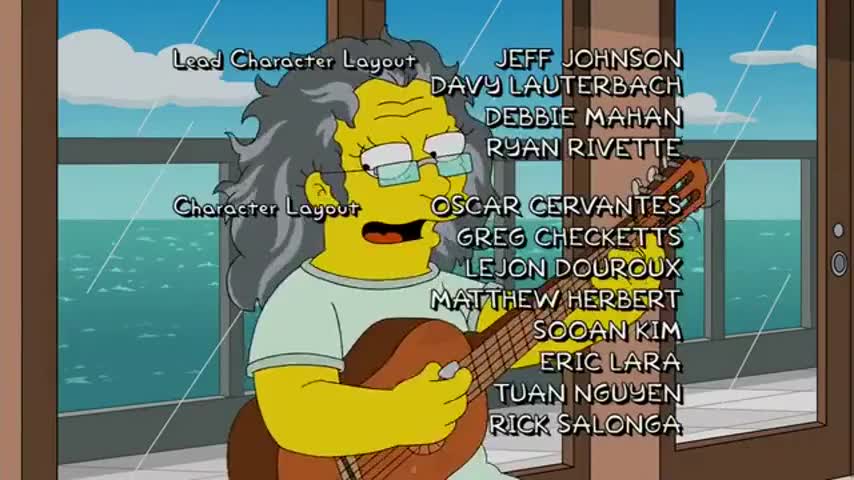 Clip of quote: ♪ And no one wonders why... ♪