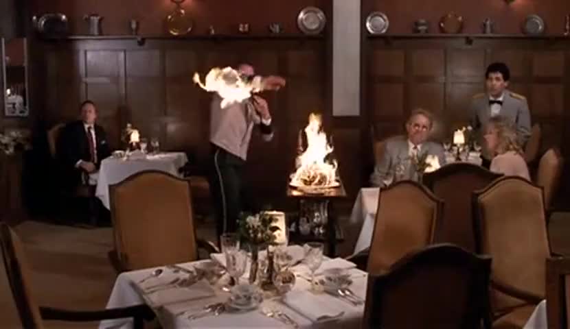Clip of quote: - Look! - Oh, no, no, no, sir.