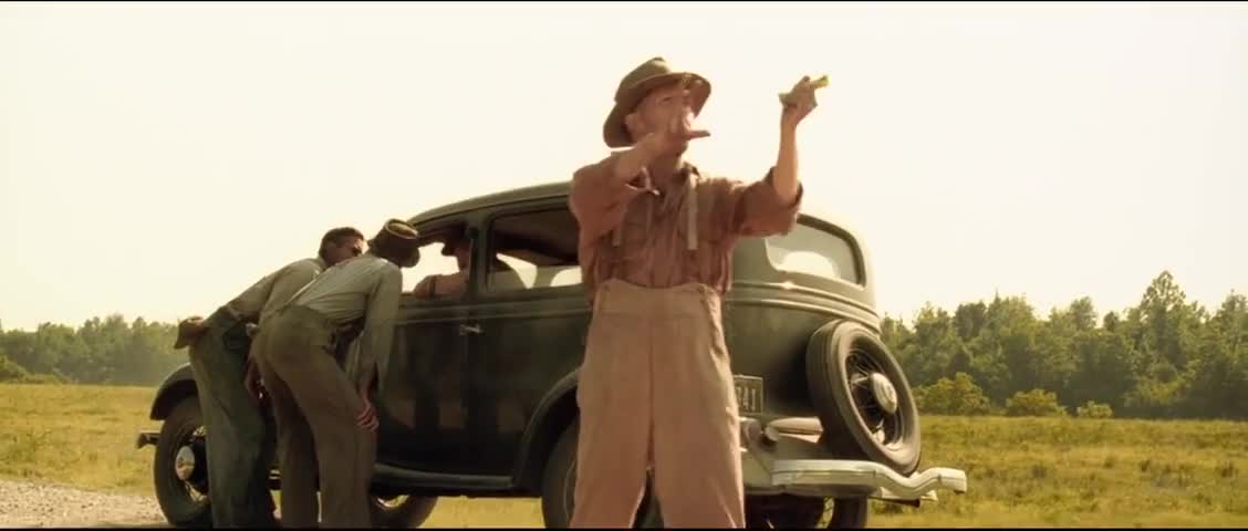 Clip of quote: Stay on this here road.