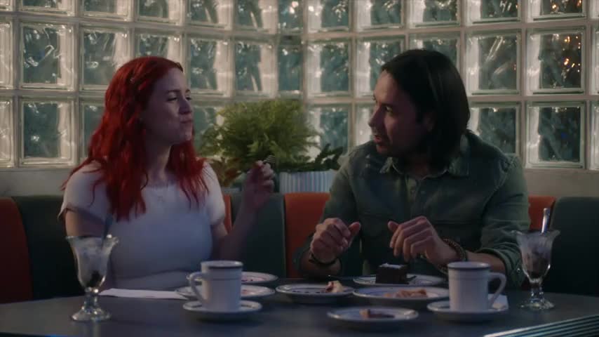 Clip of quote: That's hot. [chuckles]